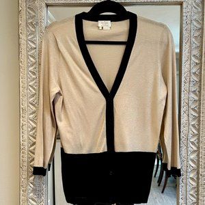 KATE SPADE - Silk Color Block Cardigan